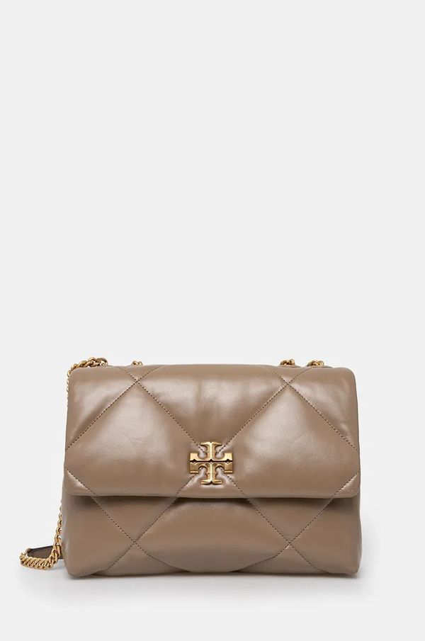 Tory Burch Kožna torba Tory Burch Kira Diamond boja: smeđa, 154704