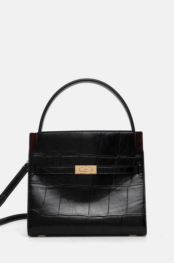 Tory Burch Kožna torba Tory Burch Lee Radziwill boja: crna, 162237.001