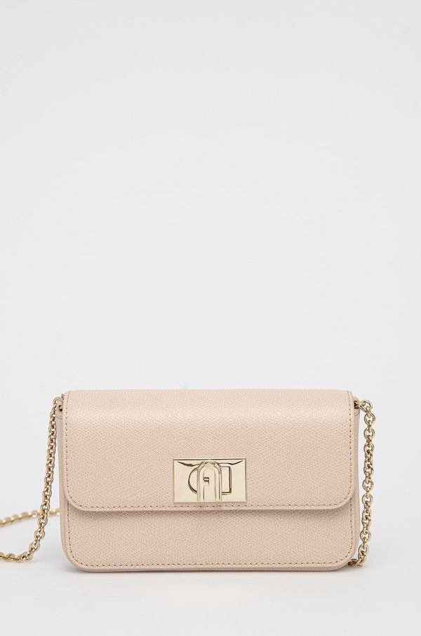 Furla Kožna torbica Furla boja: ružičasta