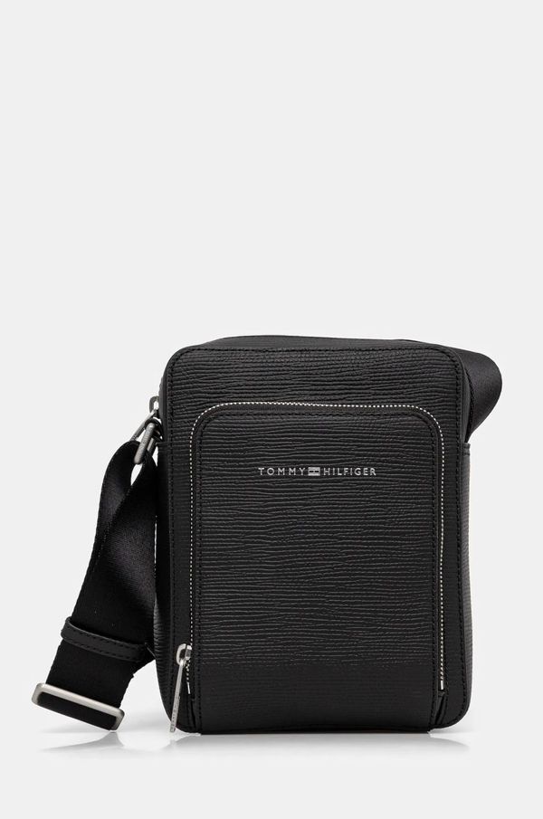Tommy Hilfiger Kožna torbica Tommy Hilfiger boja: crna, AM0AM13308