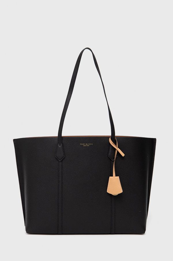 Tory Burch Kožna torbica Tory Burch boja: crna
