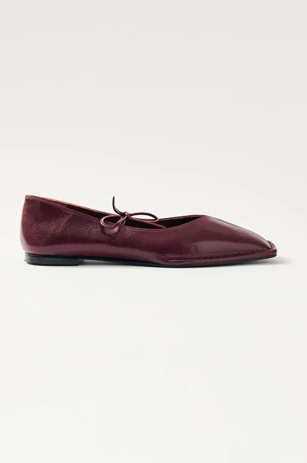 Alohas Kožne balerinke Alohas Sway boja: bordo, S00191-16