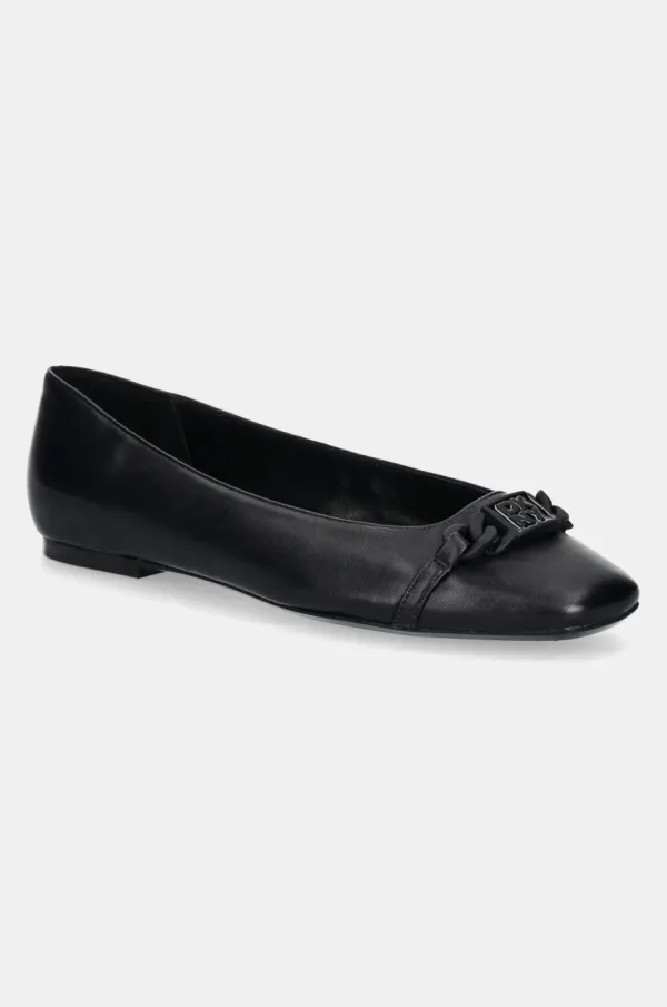 DKNY Kožne balerinke Dkny Davilla boja: crna, K1594112