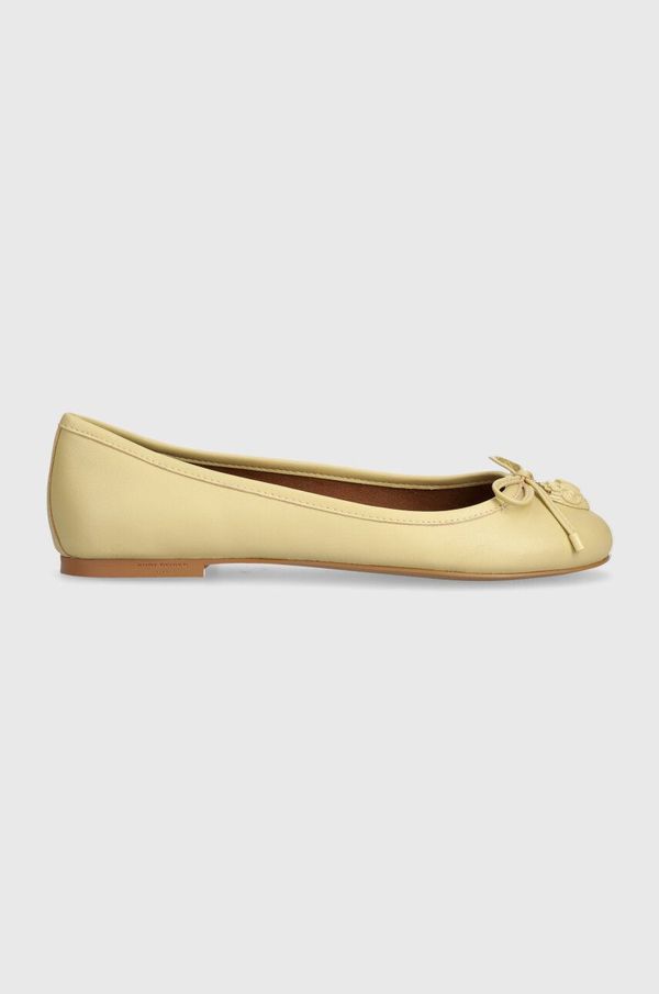 Kurt Geiger London Kožne balerinke Kurt Geiger London Eagle Ballerina Drench boja: bež, 2121142109