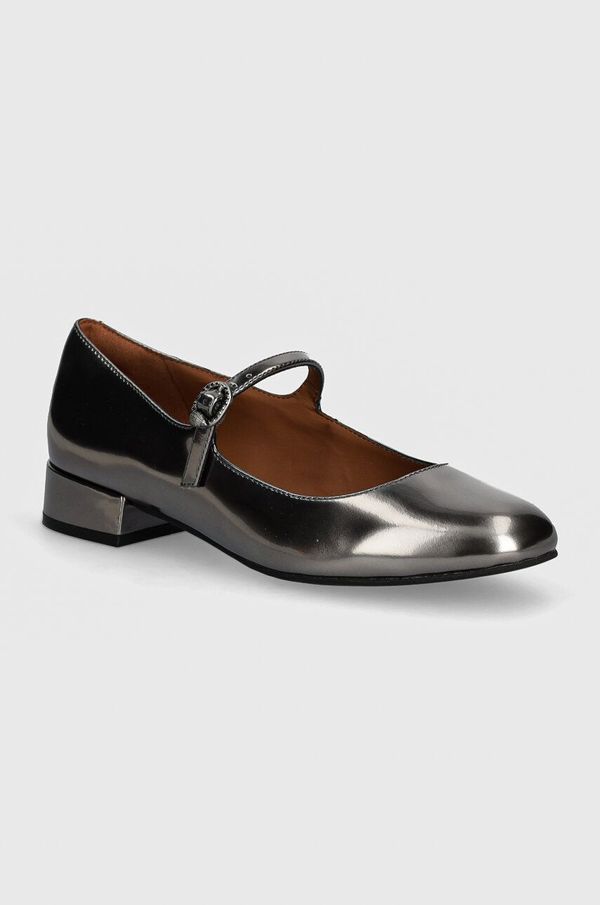 Kurt Geiger London Kožne balerinke Kurt Geiger London Regent Low Mary Jane boja: srebrna, 1292664109