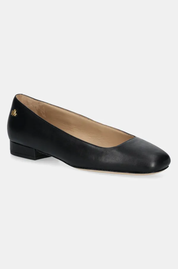 Lauren Ralph Lauren Kožne balerinke Lauren Ralph Lauren Emellie Bllt boja: crna, 802970534001