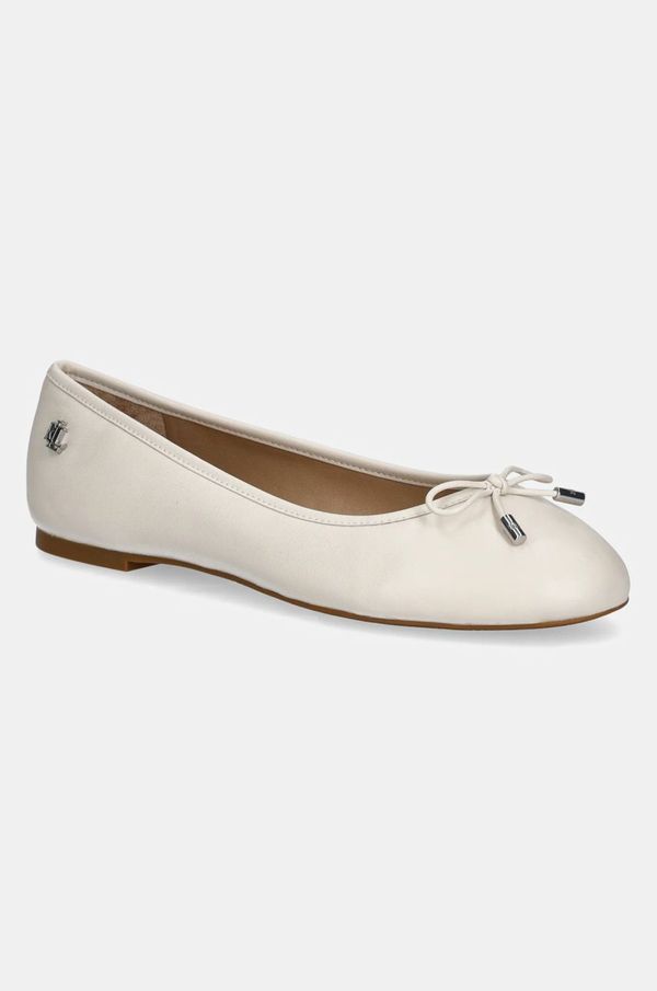 Lauren Ralph Lauren Kožne balerinke Lauren Ralph Lauren Jayna boja: bež, 802940728006
