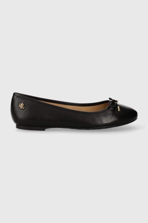 Lauren Ralph Lauren Kožne balerinke Lauren Ralph Lauren Jayna boja: crna, 802940603001