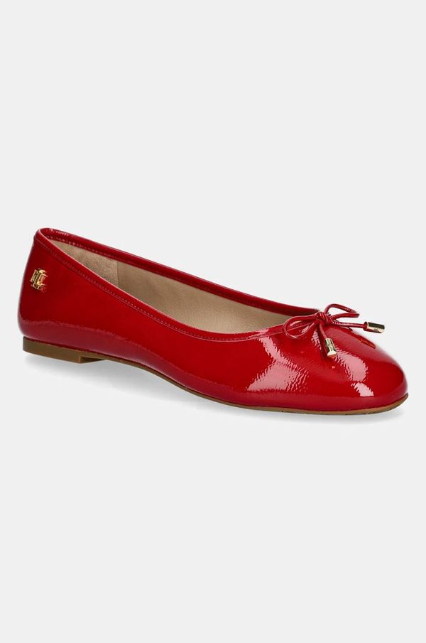 Lauren Ralph Lauren Kožne balerinke Lauren Ralph Lauren Jayna boja: crvena, 802956765002