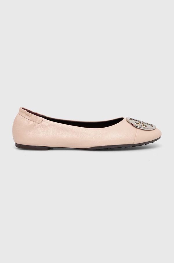 Tory Burch Kožne balerinke Tory Burch Claire Cap-Toe Ballet boja: bež, 156309.650