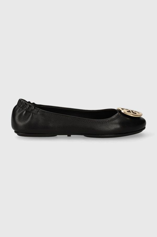 Tory Burch Kožne balerinke Tory Burch MINNIE TRAVEL BALLET boja: crna, 50393-013