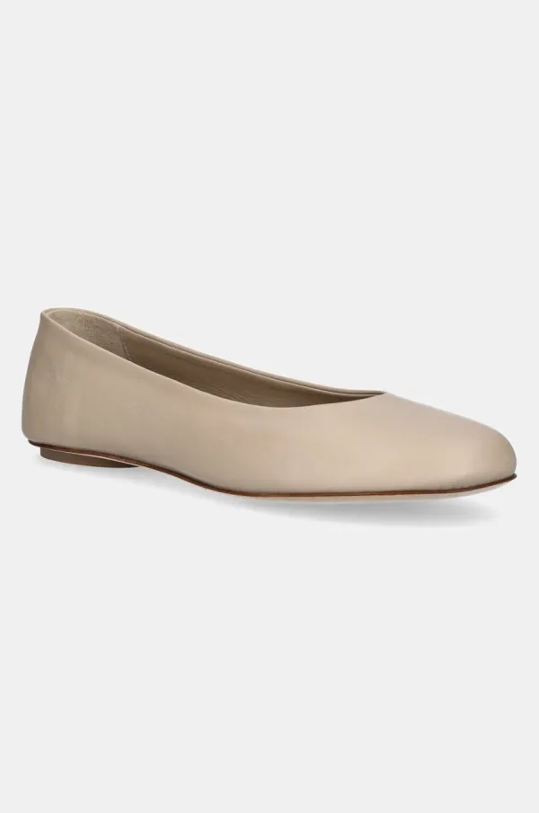 Weekend Max Mara Kožne balerinke Weekend Max Mara TODI boja: bež, 2515521074600