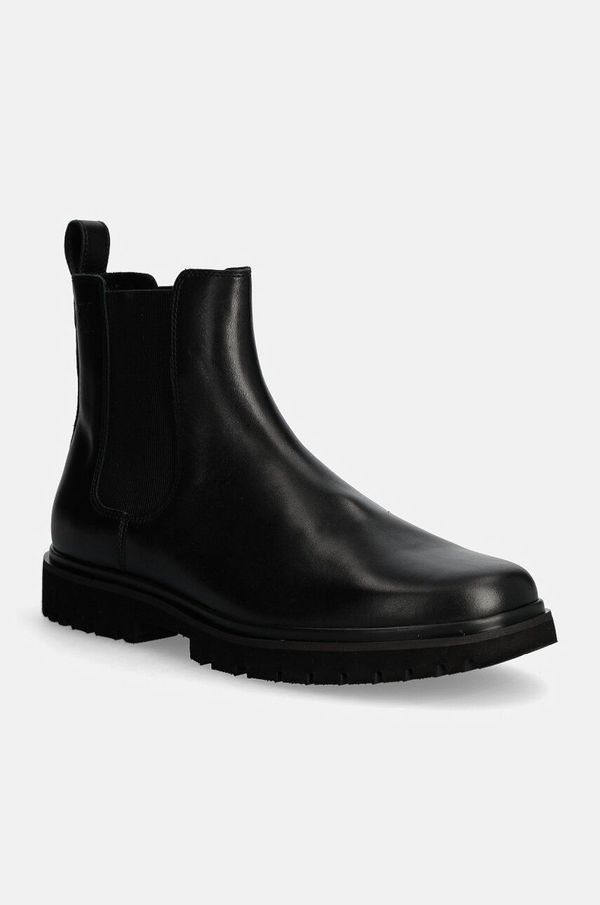 Calvin Klein Jeans Kožne cipele Calvin Klein Jeans EVA BOOT MID CHELSEA UNIFORM DR za muškarce, boja: crna, YM0YM01072