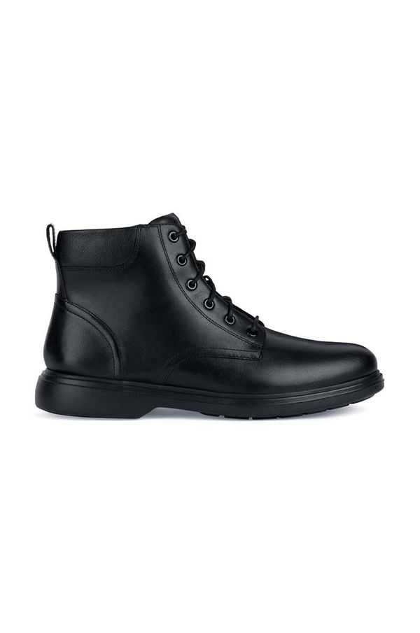 Geox Kožne cipele Geox U OTTAVIO A za muškarce, boja: crna, U36DCA 00085 C9999