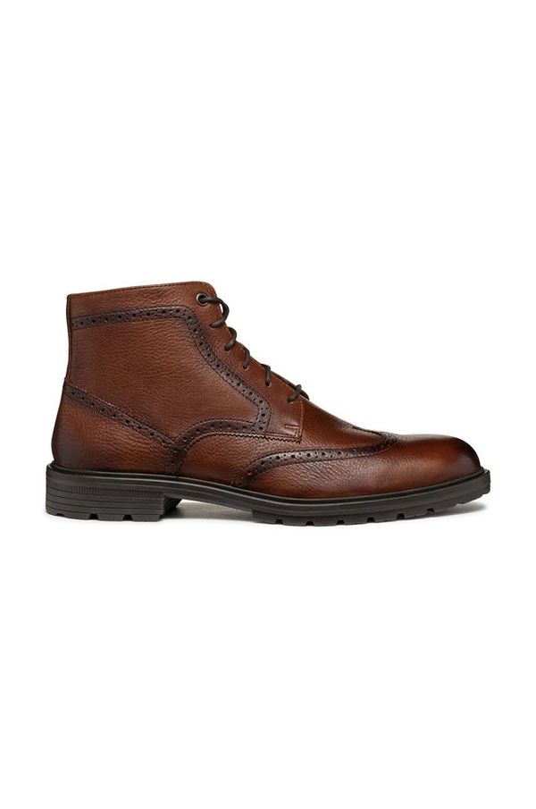 Geox Kožne cipele Geox U WALK PLEASURE C za muškarce, boja: smeđa, U46HAB 00064 C6002