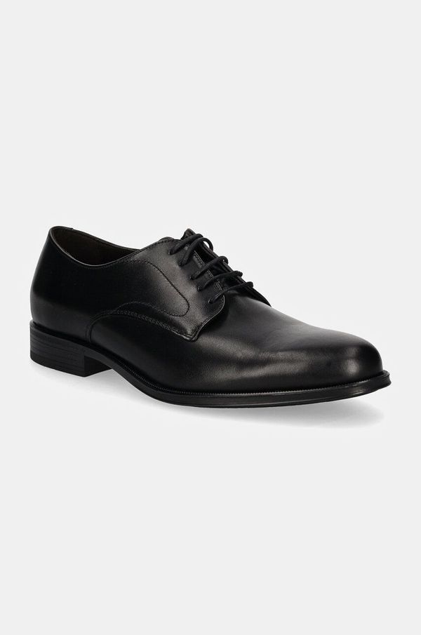 Hackett London Kožne cipele Hackett London DUKE MASTER za muškarce, boja: crna, HMS21407