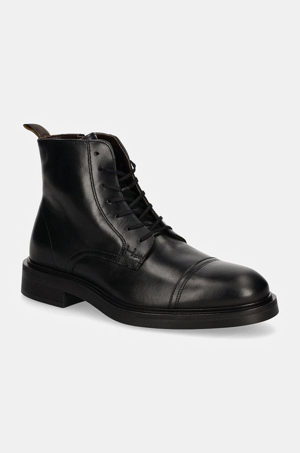 Hackett London Kožne cipele Hackett London EGMONT RANGE za muškarce, boja: crna, HMS21411