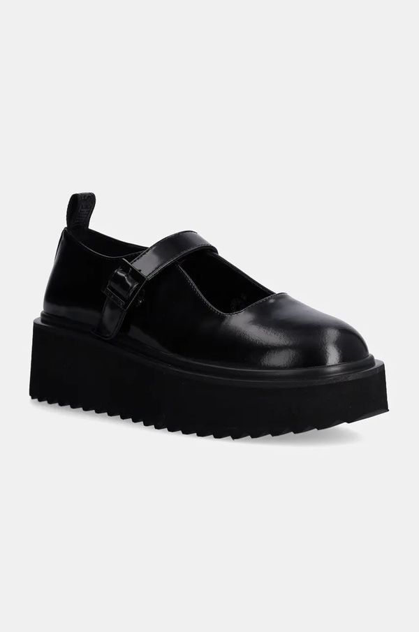 Love Moschino Kožne cipele Love Moschino za žene, boja: crna, s platformom, JA10456I0LJD0000