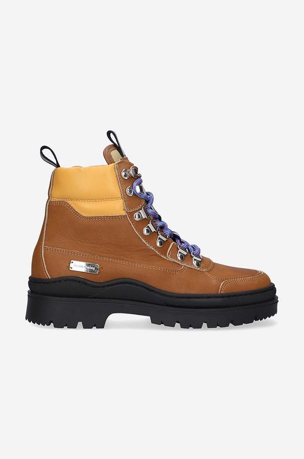 Filling Pieces Kožne cipele za planinarenje Filling Pieces Mountain Boot Mix za muškarce, boja: smeđa, 63325072057-BROWN