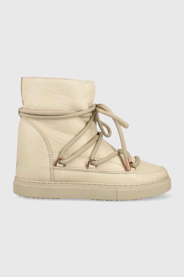 Inuikii Kožne cipele za snijeg Inuikii FULL LEATHER WEDGE boja: bež, 75203-087