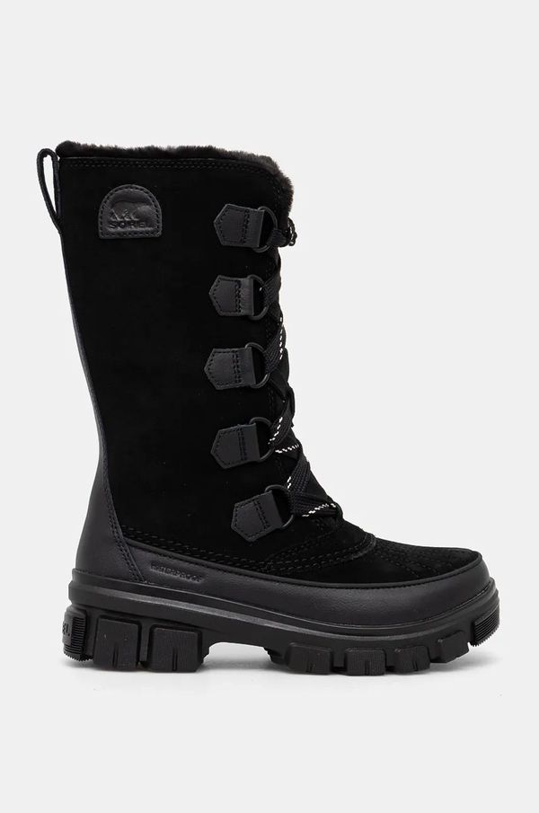 Sorel Kožne cipele za snijeg Sorel TORINO V TALL WP OUTDRY boja: crna, 2106691010