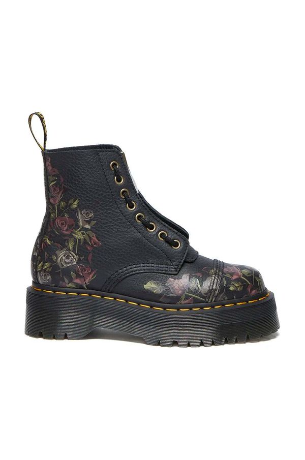 Dr. Martens Kožne čizme Dr. Martens Sinclair za žene, boja: crna, s platformom, DM32050001