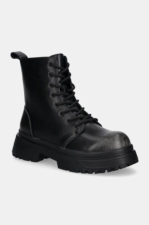 Guess Kožne čizme Guess PALERMO BOOT za muškarce, boja: crna, FMFPAL ELE11