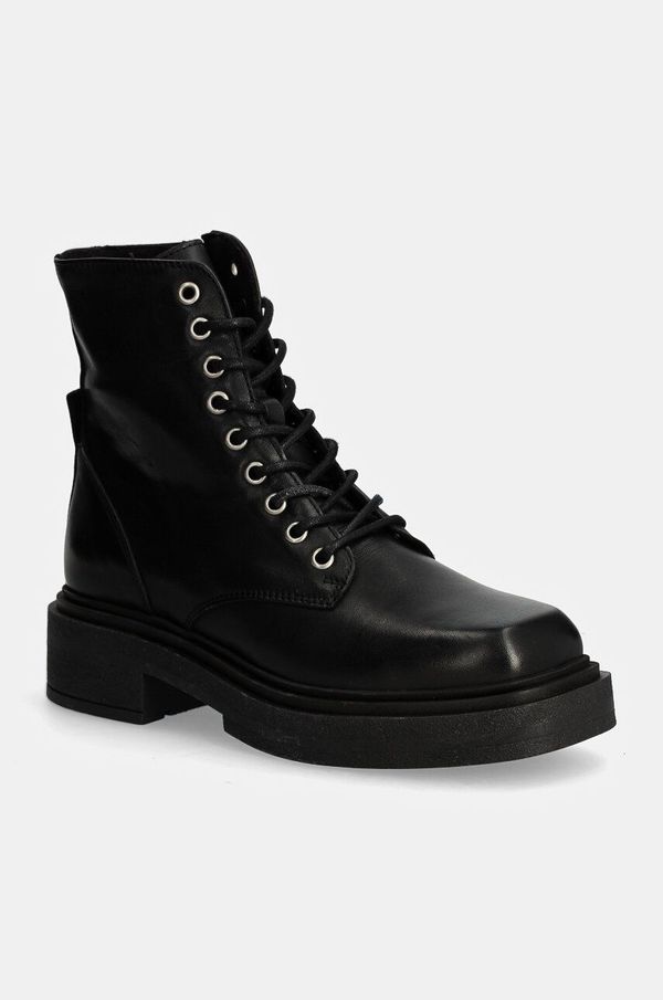 Steve Madden Kožne čizme Steve Madden Chiney za žene, boja: crna, s platformom, sa srednje toplom podstavom, SM11003204