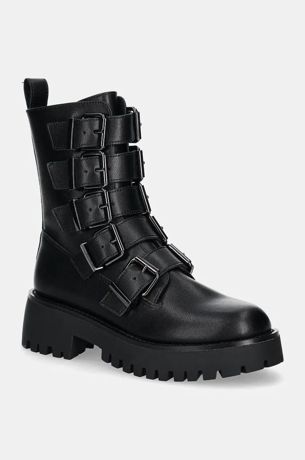 Steve Madden Kožne čizme Steve Madden Director za žene, boja: crna, s platformom, SM11003347