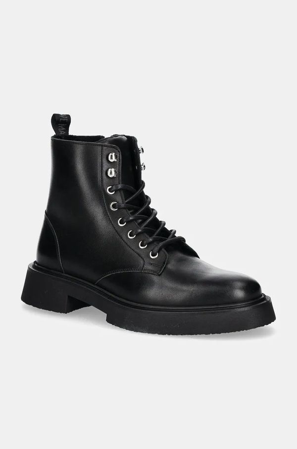 Steve Madden Kožne čizme Steve Madden Zeke za muškarce, boja: crna, SM12000733