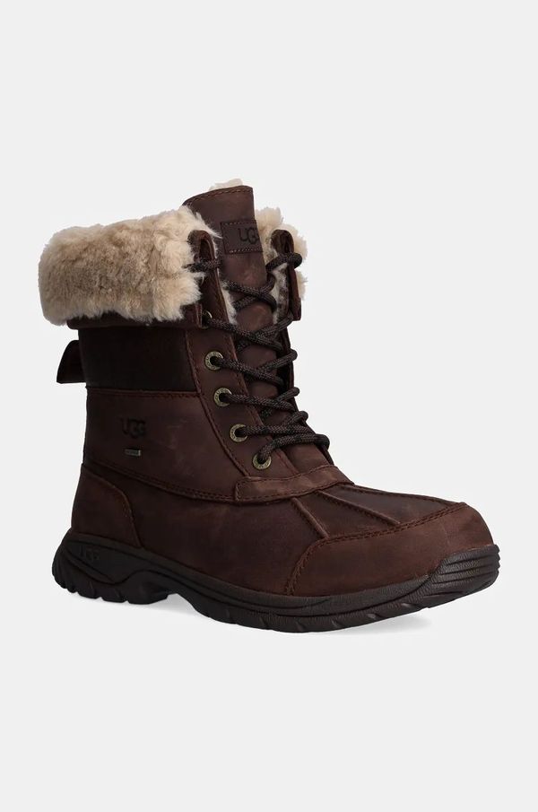 Ugg Kožne čizme UGG Butte Distressed za muškarce, boja: smeđa, 1159510-BCDR