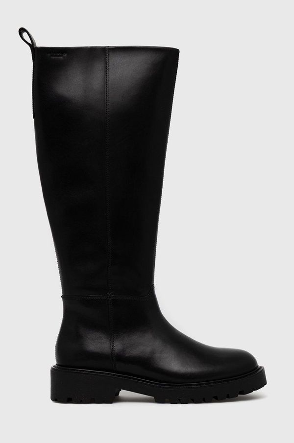 Vagabond Shoemakers Kožne čizme Vagabond Shoemakers Kenova za žene, boja: crna, ravna potpetica