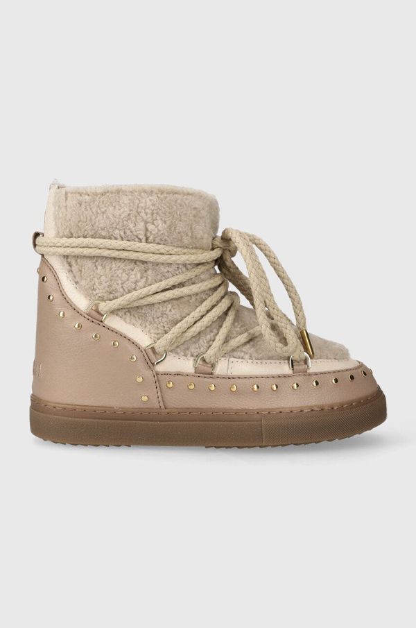 Inuikii Kožne čizme za snijeg Inuikii Curly Rock Wedge boja: bež, 75103-076
