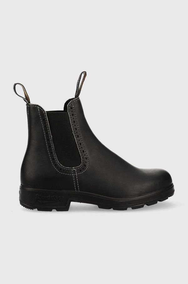 Blundstone Kožne gležnjače Blundstone 1448 za žene, boja: crna, ravna potpetica