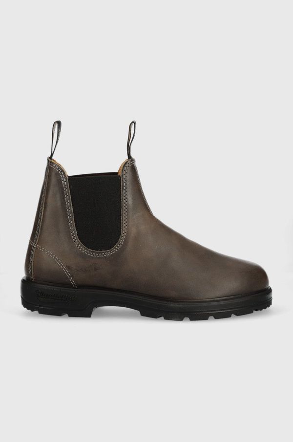 Blundstone Kožne gležnjače Blundstone 1469 za muškarce, boja: siva