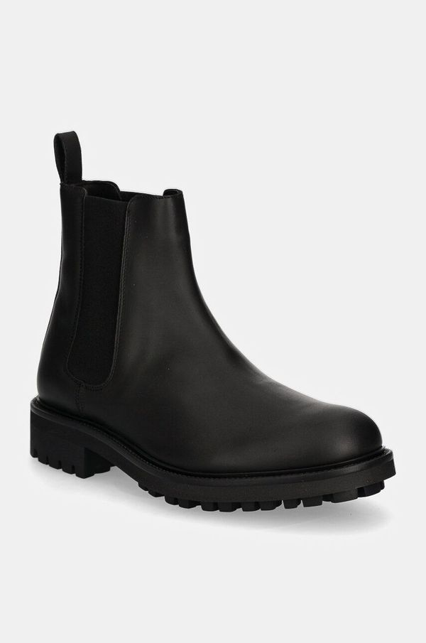 Calvin Klein Kožne gležnjače Calvin Klein CHELSEA BOOT RUB za muškarce, boja: crna, HM0HM01610