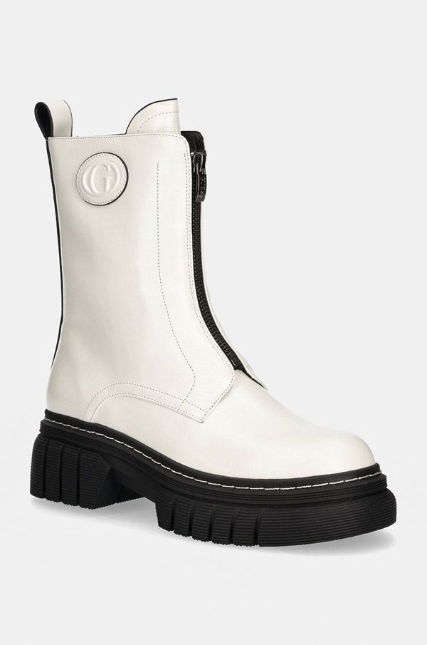 Guess Kožne gležnjače Guess ANNIA za žene, boja: bijela, s platformom, FLFANN LEA10