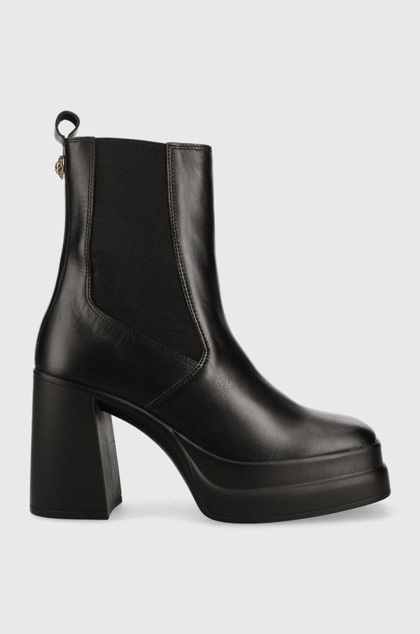 Kurt Geiger London Kožne gležnjače Kurt Geiger London Stomp Heeled Chelsea Stomp Heeled Chelsea za žene, boja: crna, s debelom petom 9319000109