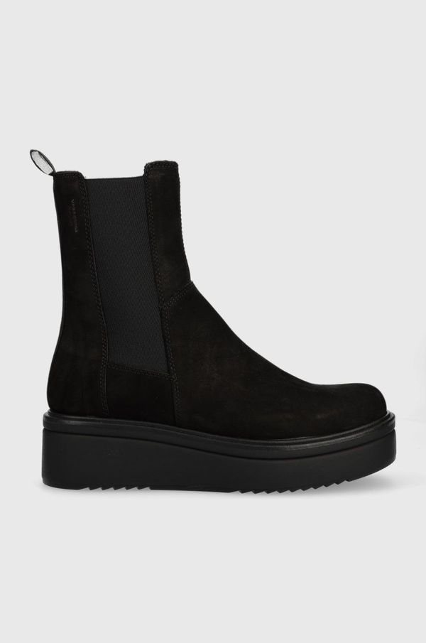 Vagabond Shoemakers Kožne gležnjače Vagabond Shoemakers Tara za žene, boja: crna, s platformom