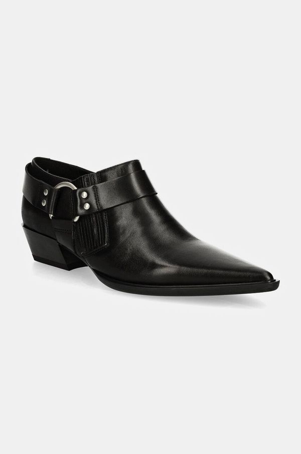 Vagabond Shoemakers Kožne kaubojske čizme Vagabond Shoemakers CASSIE za žene, boja: crna, s debelom potpeticom, 5850-001-20