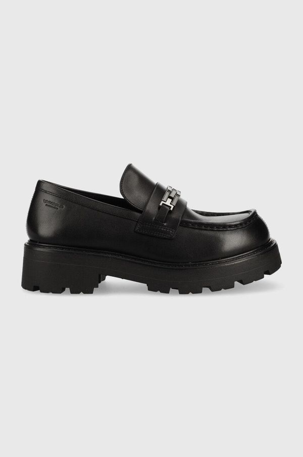 Vagabond Shoemakers Kožne mokasinke Vagabond Shoemakers COSMO 2.0 za žene, boja: crna, s platformom, 5549.001.20