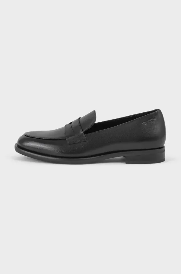Vagabond Shoemakers Kožne mokasinke Vagabond Shoemakers HEIDI za žene, boja: crna, ravni potplat, 5909-001-20