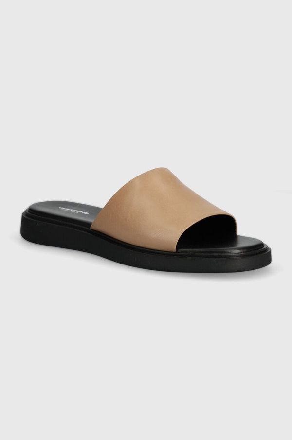 Vagabond Shoemakers Kožne natikače Vagabond Shoemakers CONNIE za žene, boja: bež, s platformom, 5757-201-09
