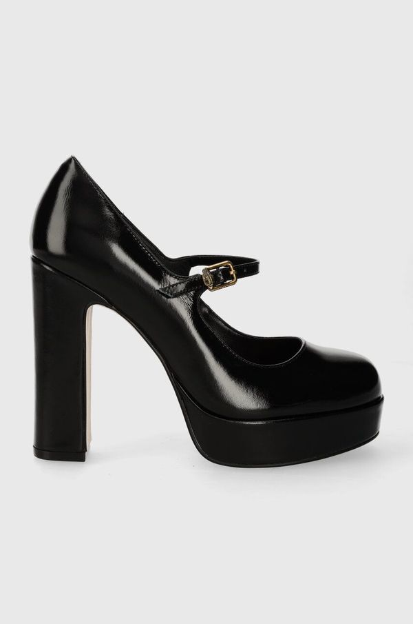 Kurt Geiger London Kožne salonke Kurt Geiger London Regent Mid Platfrom boja: crna, s debelom potpeticom, 1262100109