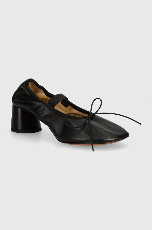 Proenza Schouler Kožne salonke Proenza Schouler Glove Mary Jane boja: crna, s debelom potpeticom, PS41261A