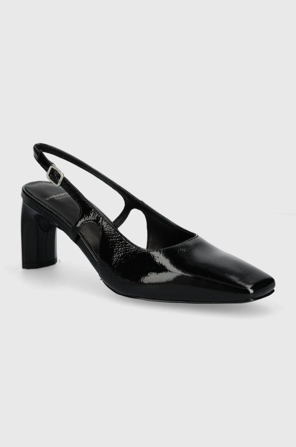 Vagabond Shoemakers Kožne salonke Vagabond Shoemakers VENDELA boja: crna, s debelom potpeticom, s otvorenom petom, 5723-160-20