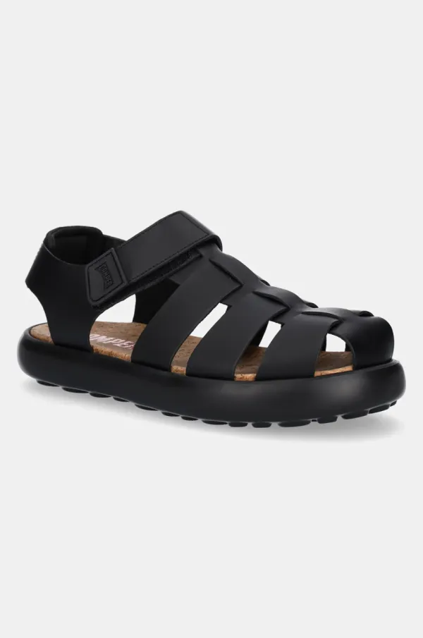 Camper Kožne sandale Camper Pelotas Flota Sandal za muškarce, boja: crna, K100938-003