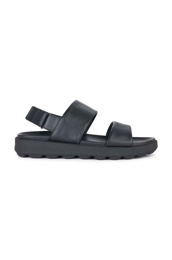 Geox Kožne sandale Geox U SPHERICA EC6 za muškarce, boja: crna, U45GWC 00085 C9999