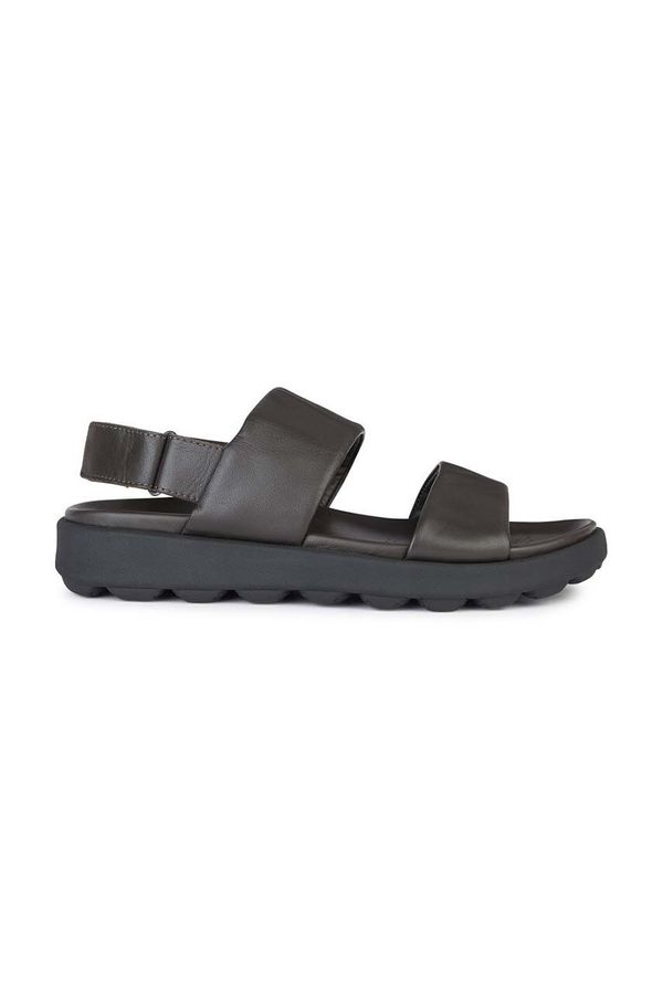 Geox Kožne sandale Geox U SPHERICA EC6 za muškarce, boja: smeđa, U45GWC 00085 C6006