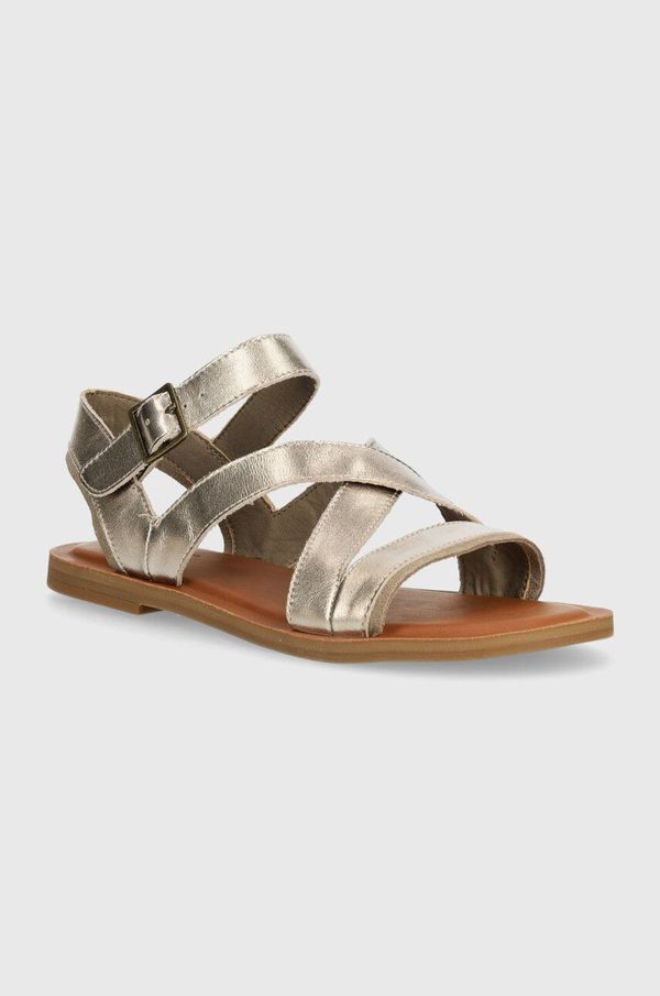Toms Kožne sandale Toms Sloane za žene, boja: zlatna, 10020820